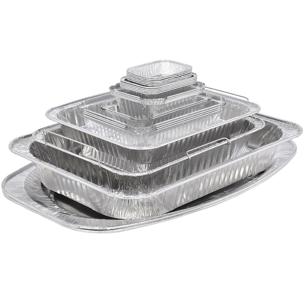 product tia cb66175 inch square box 7200ml large food aluminium turkey high cook kitchen accessory food containers-7