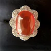 Red corundum ring