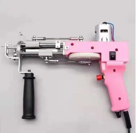 Hand Rug Making Machine Tufting Carpet Weaving Machine Electric Hand Cut Pile Hand Tufting Gun Machine for Carpet