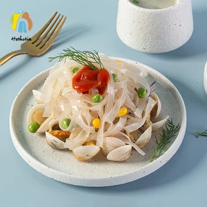 OEM Gluten-Free Konjac Pasta Zero Fat Halal Diet Fettuccine Instant Dried Shirataki Noodles in Box Bulk or Bag Packaging