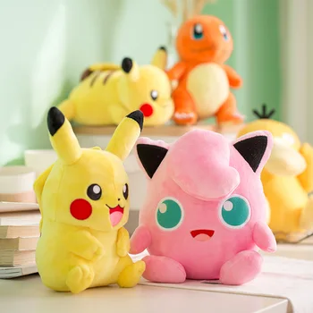 70 Styles Pokemoned Anime Plush Toys Charmander Squirtle Pikachu Plushie Stuffed Animal Toy Peluche Poke mon Doll Gift Kid