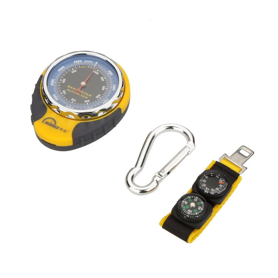 Altimeter with compass, barometer, and thermometer features6