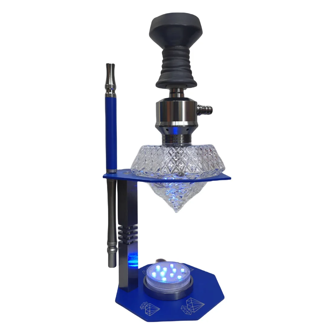 High Quality Diamond Hookah Aluminum Alloy Shisha With Led Light ...