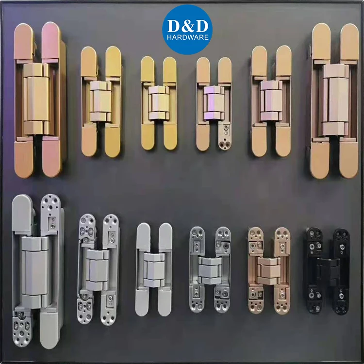 SS Building Hardware Zinc Alloy Concealed Invisible Hinge Wooden Hidden Door Hinges