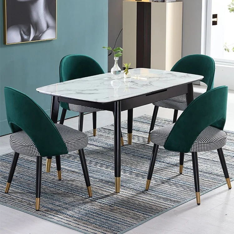 Хэбэй Minghao оптовая продажа современный новый дизайн подлокотник ножки из нержавеющей стали комфортный тканевый стул в скандинавском