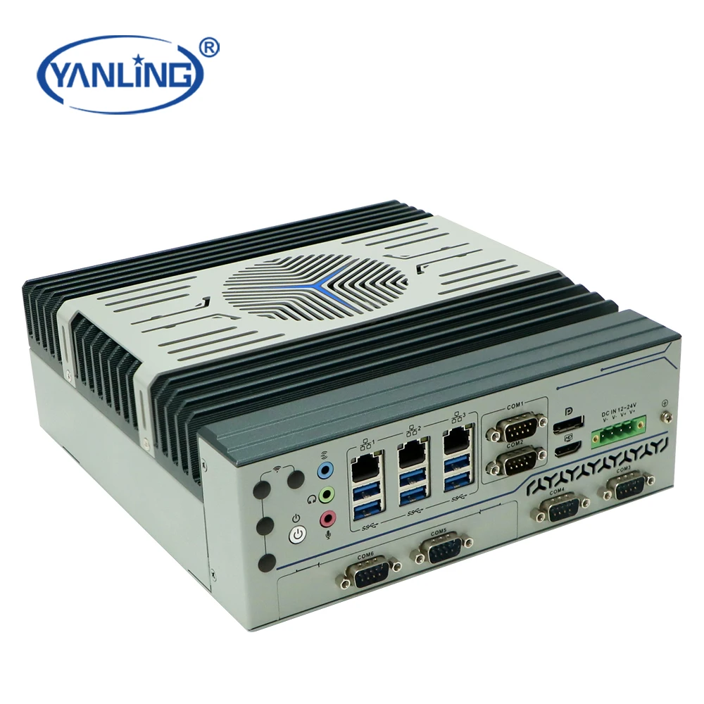 Portable Rugged Industrial Computer with Ubuntu OS IoT Edge Computing Multi-Expansion Features in Stock