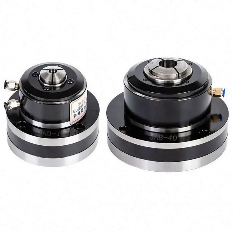 TEBAK Rotary air Pressure Hollow Chuck Inside the Outer Clip Collet Clip Pneumatic Chuck Collet JAB-15 JAB-25 JAB-40 Chuck