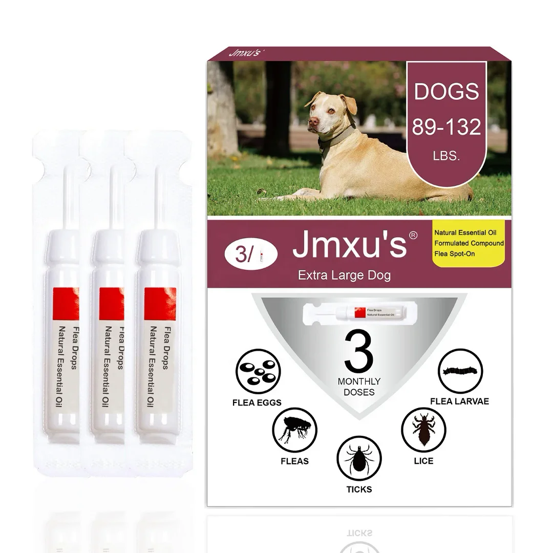 Economical 3pack Flea Drops,Water Resistant Flea Drops,Protects