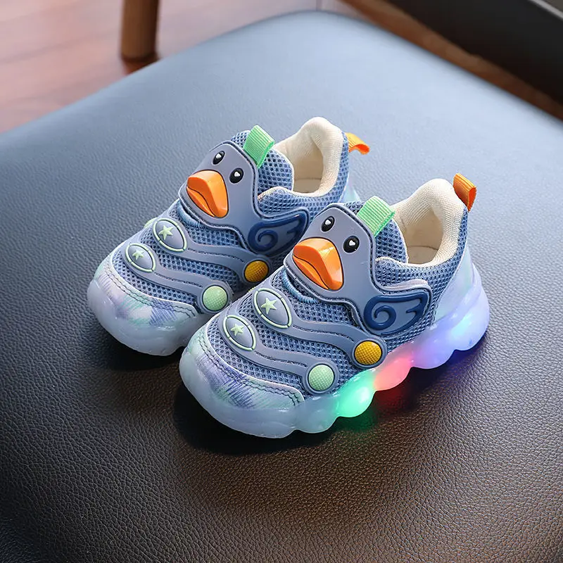 Waterproof Fiber Optic Glowing Kids' Shoes LED Light Up