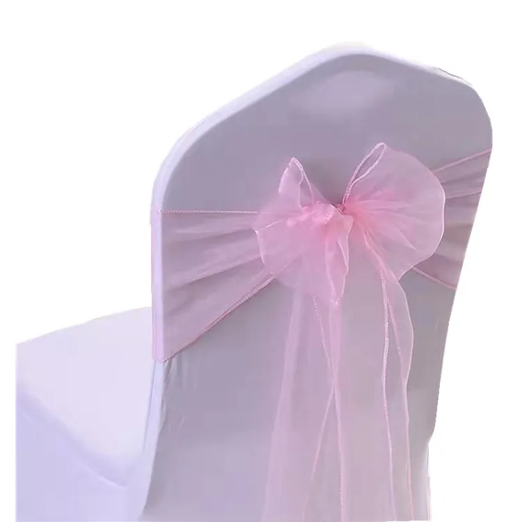 Свадебная ткань из органзы, цветной дешевый цветочный стул с поясом