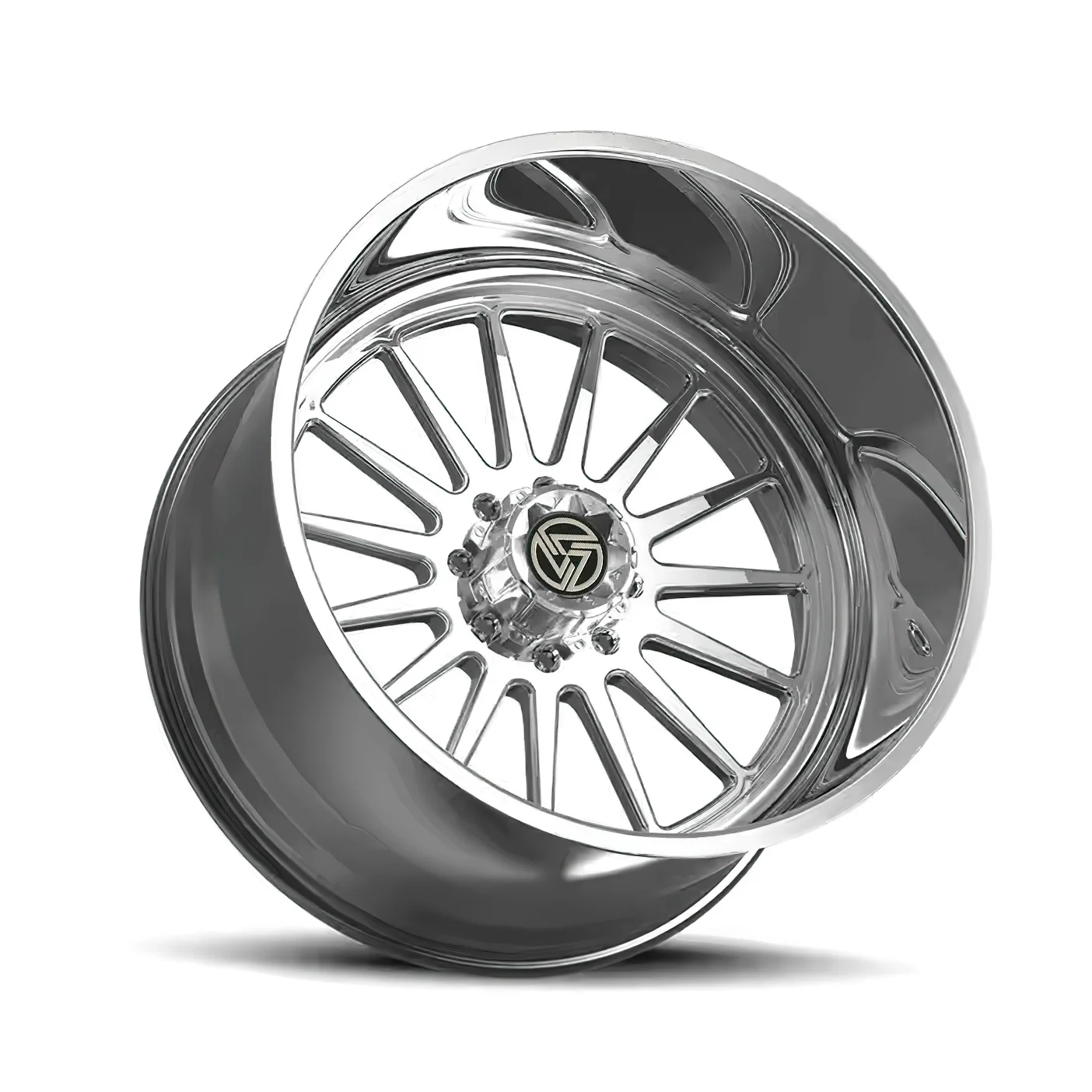 XL Deep Dish Chrome Off-Road Wheel 5x127 5x139.7 6x139.7 Forged Wheel 22 24 26 Inch Car Alloy Rim for Toyota Hilux D-Max - Image 2