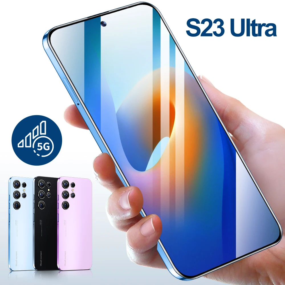 Intelligent Detection Import Mobile Phones From China Chinese Very Small Size Smart Mobile Phone for S23 Ultra 16Gb+1Tb