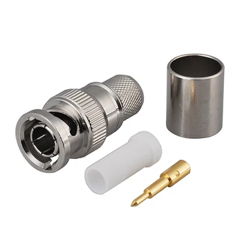 Connector TNC Male Plug 90° Crimp For RG8 LMR400 RG213 RG165 RF - Foto 10