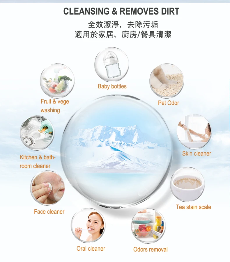 Custom Vegetable Detergent Fruit Cleaning Powder Food Grade Sodium Bicarbonate Baking Soda Powder supplier