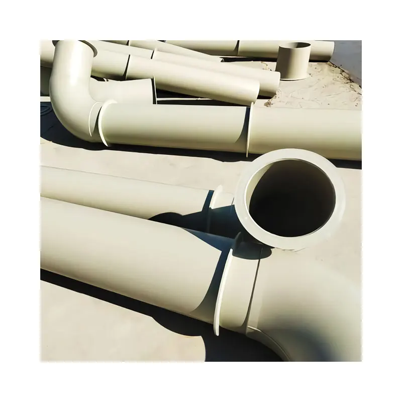 Full Size 210mm 350mm 800mm Diameter Light Weight Chemical Plastic PPH Pipe for Hot and Cold Water