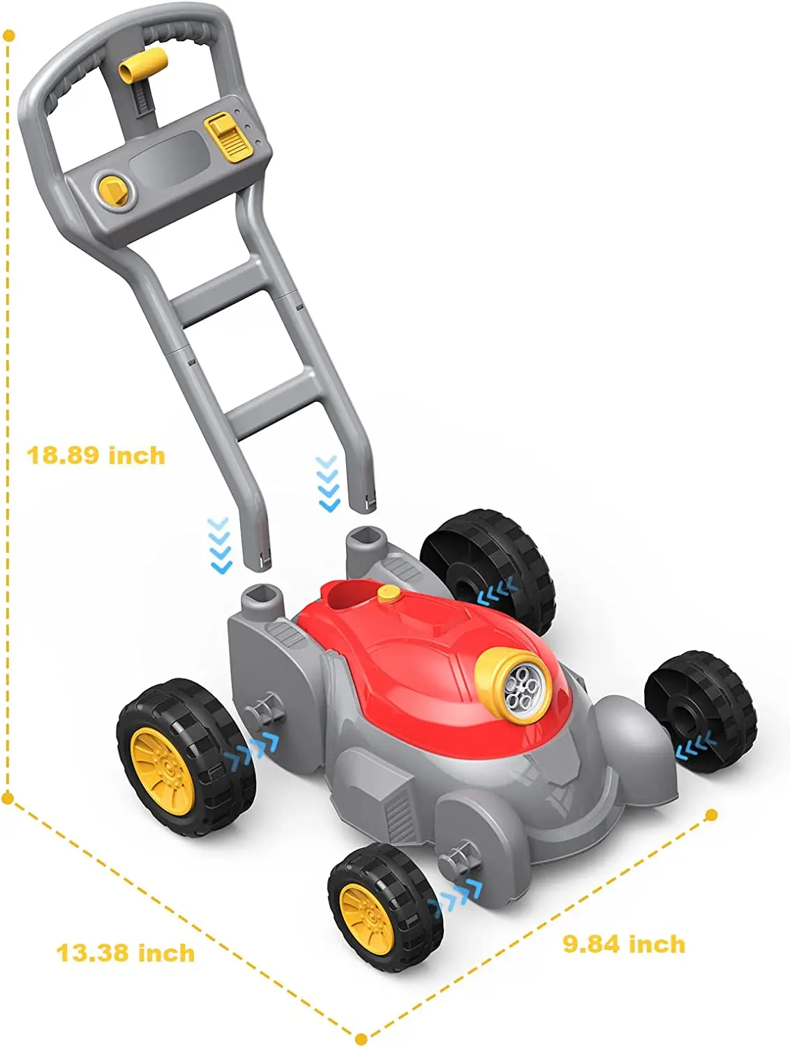 Upgraded Bubble Lawn Mower Fun Gardening Toy for Kids