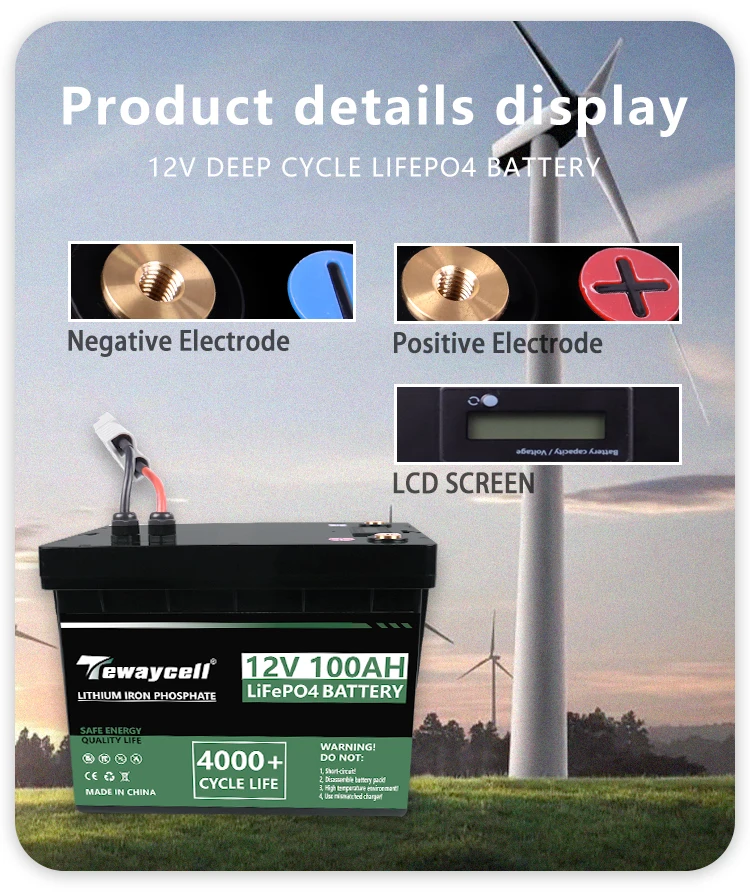 Grade A+ 12v 24v 36v 48v Lfp4 Battery 50ah 15ah 12ah 10ah 8ah Lifepo4