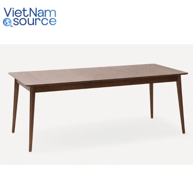High-End Extendable Table for Dining Room - Sliding Extension Dining Table with Smart Mechanism - Vietnam Factory Dining Table