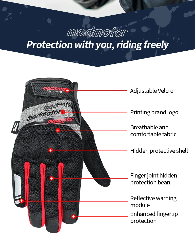 winter motorbike gloves sold on New Zealand