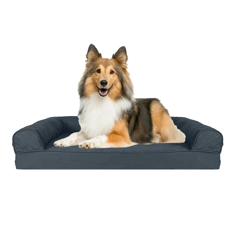 Wholesale fluffy orthopedic memory foam cat dog couch pet sofa bed comfortable removable cover pet beds & accessories for dogs