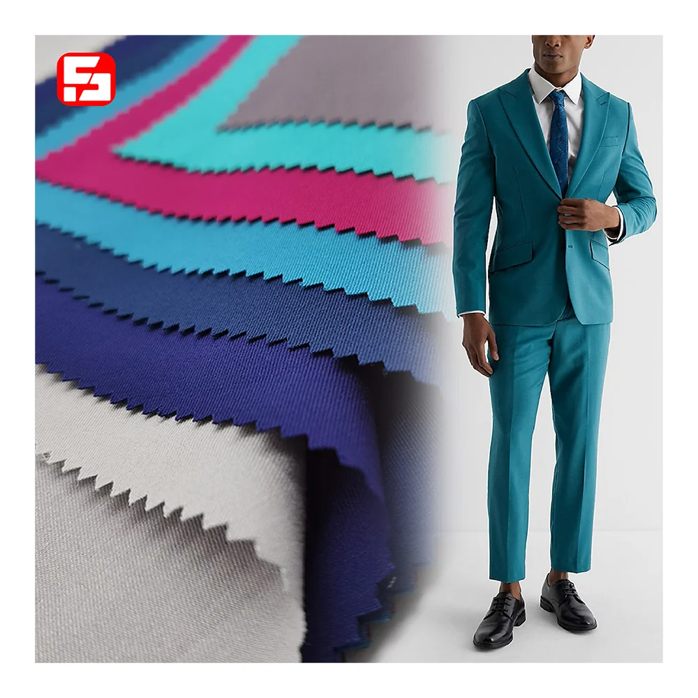 Деловая текстильная ткань, сырье из полиэстера, вискозы, спандекса, тканая ткань, вискоза/полиэфирная ткань для женской одежды