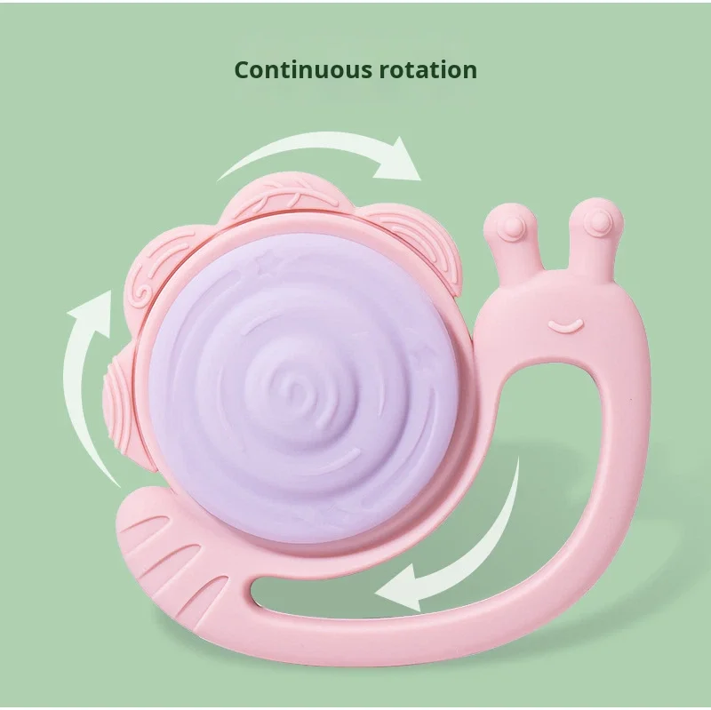 Baby Silicone Toy Airplane Hand Drum Food Grade Silicone Silicone Teether Stick factory