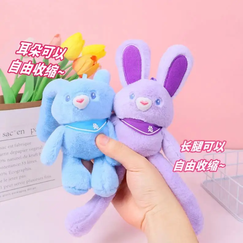 Portachiavi in peluche a forma di coniglio - Simpatico peluche da 20 cm