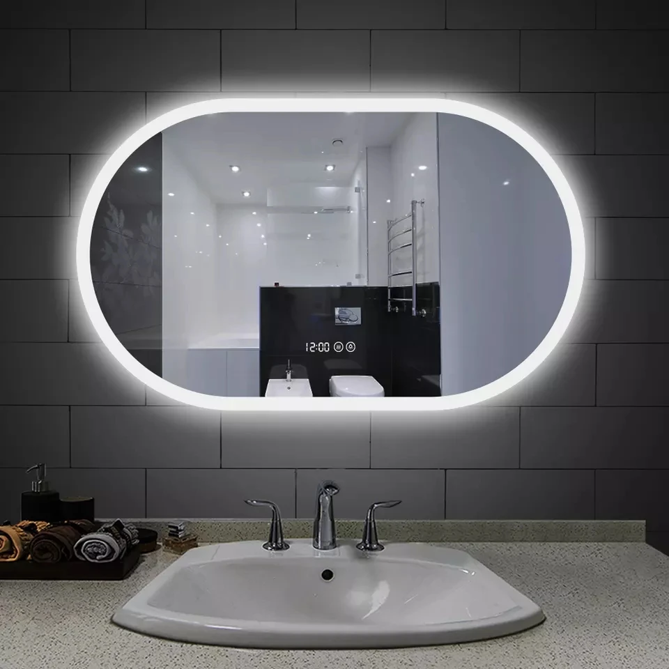 Cheap Bathroom Mirror 32 Inch Bathroom Tv Mirror Hanging Oval Mirror