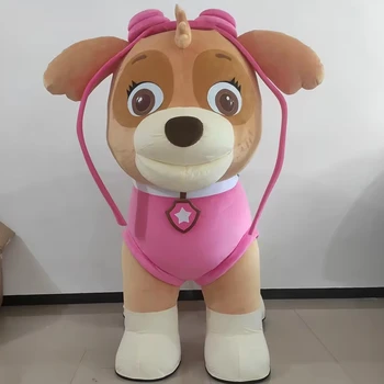 Hot Selling Cartoon Character Inflatable Four Leg Paw Dog Patrol Sky Mascot Costume For Sale