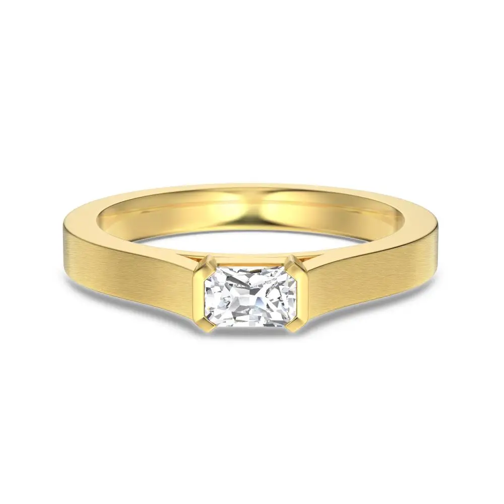 KAKODIY Trending Products Jewelry 925 925 Sterling Silver 5A Zirconia Blunt Polish Wedding Ring detail 4
