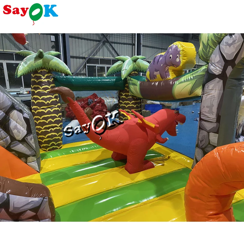 Giant Jurassic Dinosaur Inflatable Bouncer Jumping Bouncy Castle Bounce
