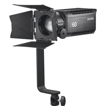 Godox S60 S60-D 60W Focusing Continuous Adjustable LED Photography Spotlight Light With Barn Door for Professional Light product image