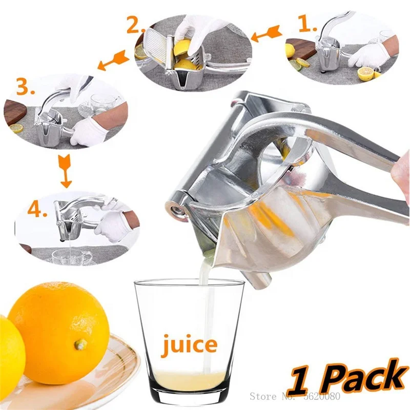 RTS 2023 YDM Manual Juice Squeezer Aluminum Alloy Hand Pressure Juicer Pomegranate Orange Lemon Sugar Cane Juice Kitchen Fruit Tool