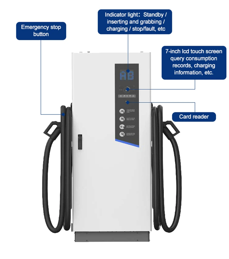 PIWN 120kw Dc Fast Electric Vehicle Bus Charger 50 kw With Chademo Station De Recharge Dc Rapid Charge 250kw