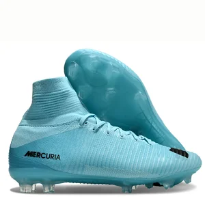 Wholesale Customized Breathable High Quality Men's Soccer Shoes Wrapping Good Anti-fracture Soccer Match Football Shoes