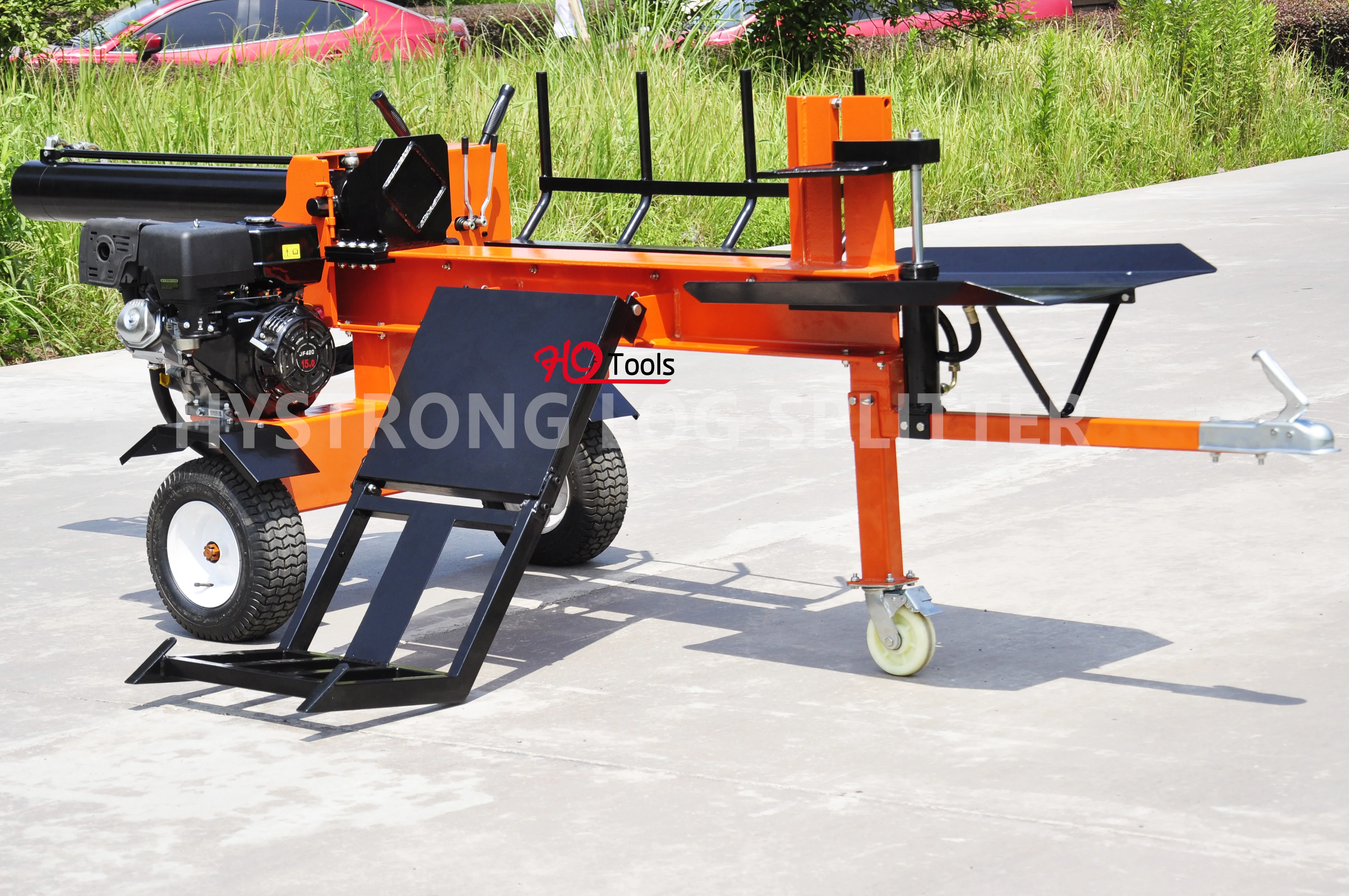 35 Ton Gasoline Automatic Firewood Processor Log Splitter With ...