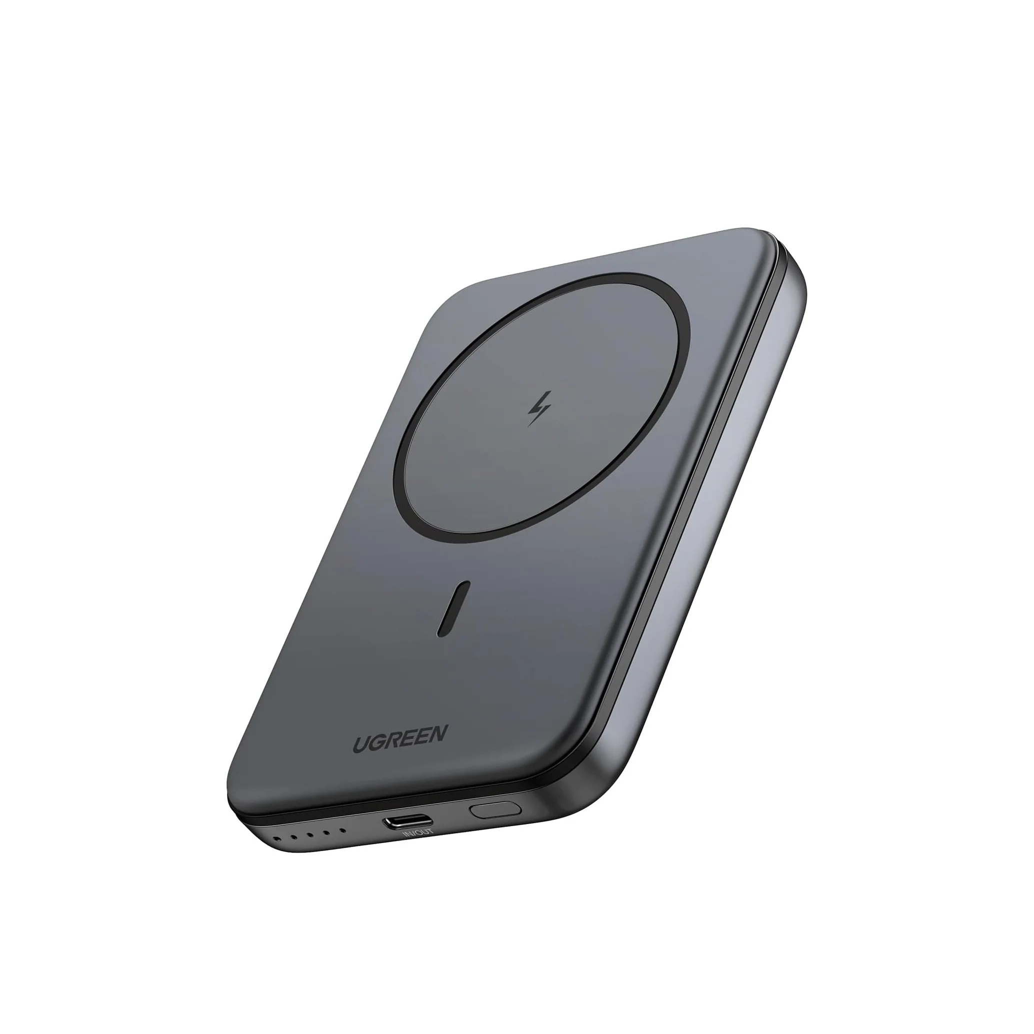 UGREEN 10000mAh Magnetic Power Bank - 20W PD Fast Charging With Built-in Cable For IPhone 12-16