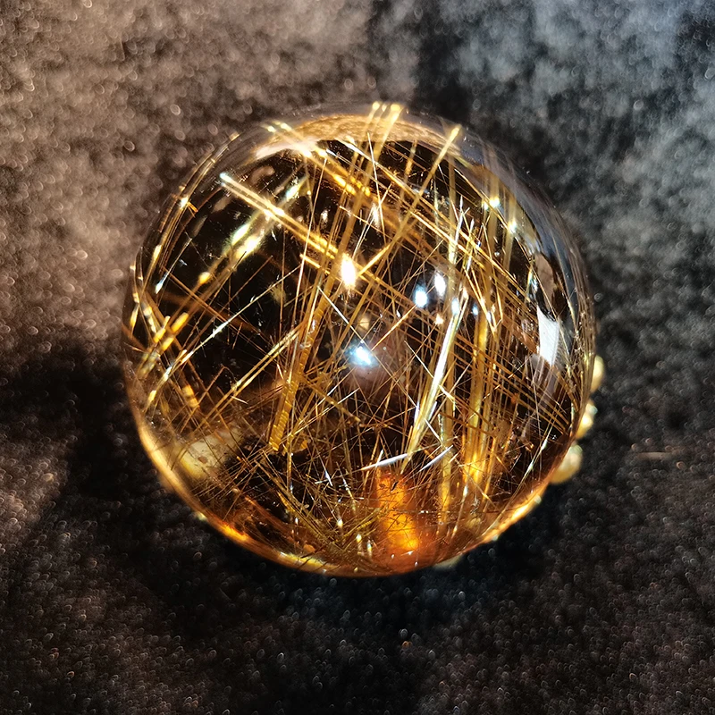 Wholesale Natural Rutile Rock Crystal Healing Gold Rutilated Quartz