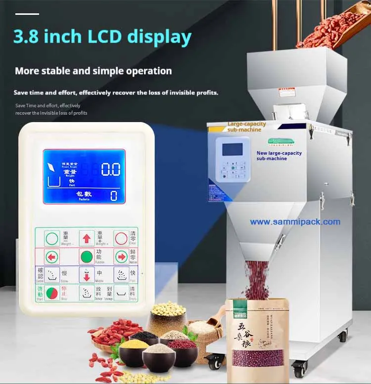Vertical Pouch Grain Granule Tea Sachet Automatic Weighing Packaging Machine For Spices 3