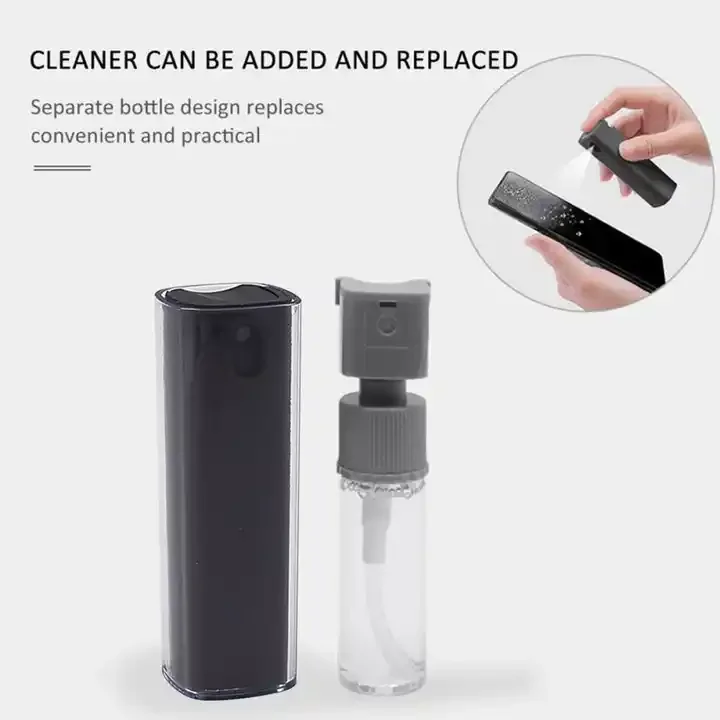 With Cleaning Liquid 2 in 1 Spray Screen Cleaner Mobile Phone Screen Cleaner Dust Removal Tools Cleaning Kit