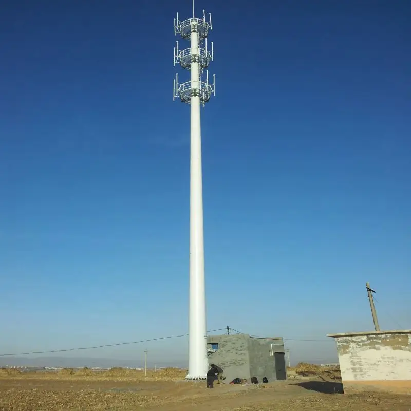 Essential Modern Steel Monopole Towers for Telecommunication Antenna and Tube Tower Infrastructure