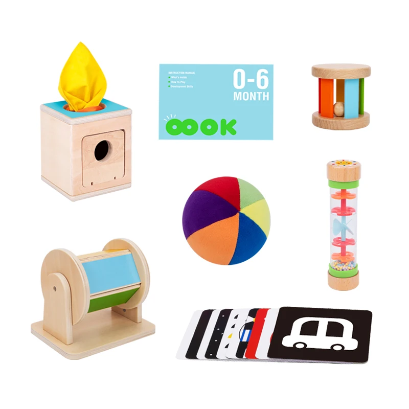 Wooden Educational Toys Magic Wooden Tissue Box Baby Toy Montessori