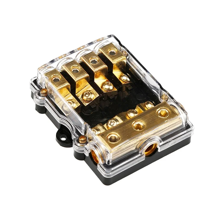 Fuse Box 32v Amomd 12 Way DC 32V Fuse Block Mega Terminal Block Fuse Holder Box With 12 Way Negative Bus Bar