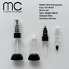 Bottiglia Trasparente N10 + Tappo Nero C01