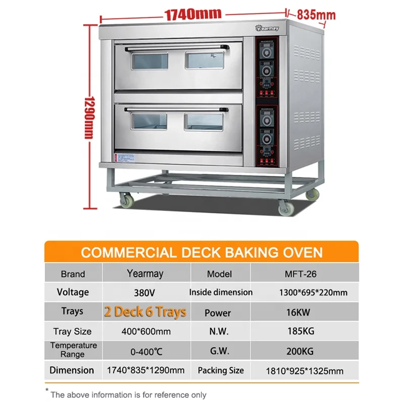 Bagel Pizza Mondial Bakeries Industrial Oven for Macarons Baking Gas Burner and Electric Sale Comercial Oven Cheap in Kuwait Usa