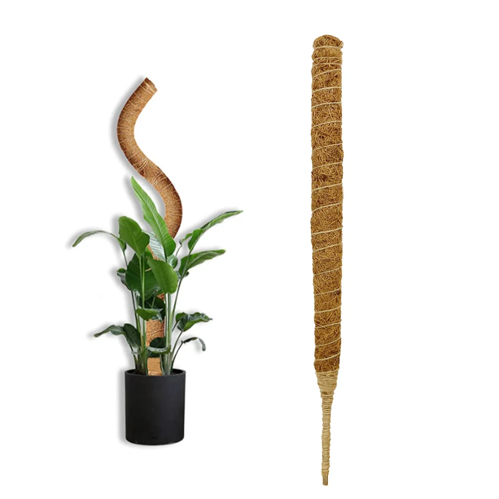 2547 Inch Tall Moss Poles For Climbing Plantsbendable Plants Stakes