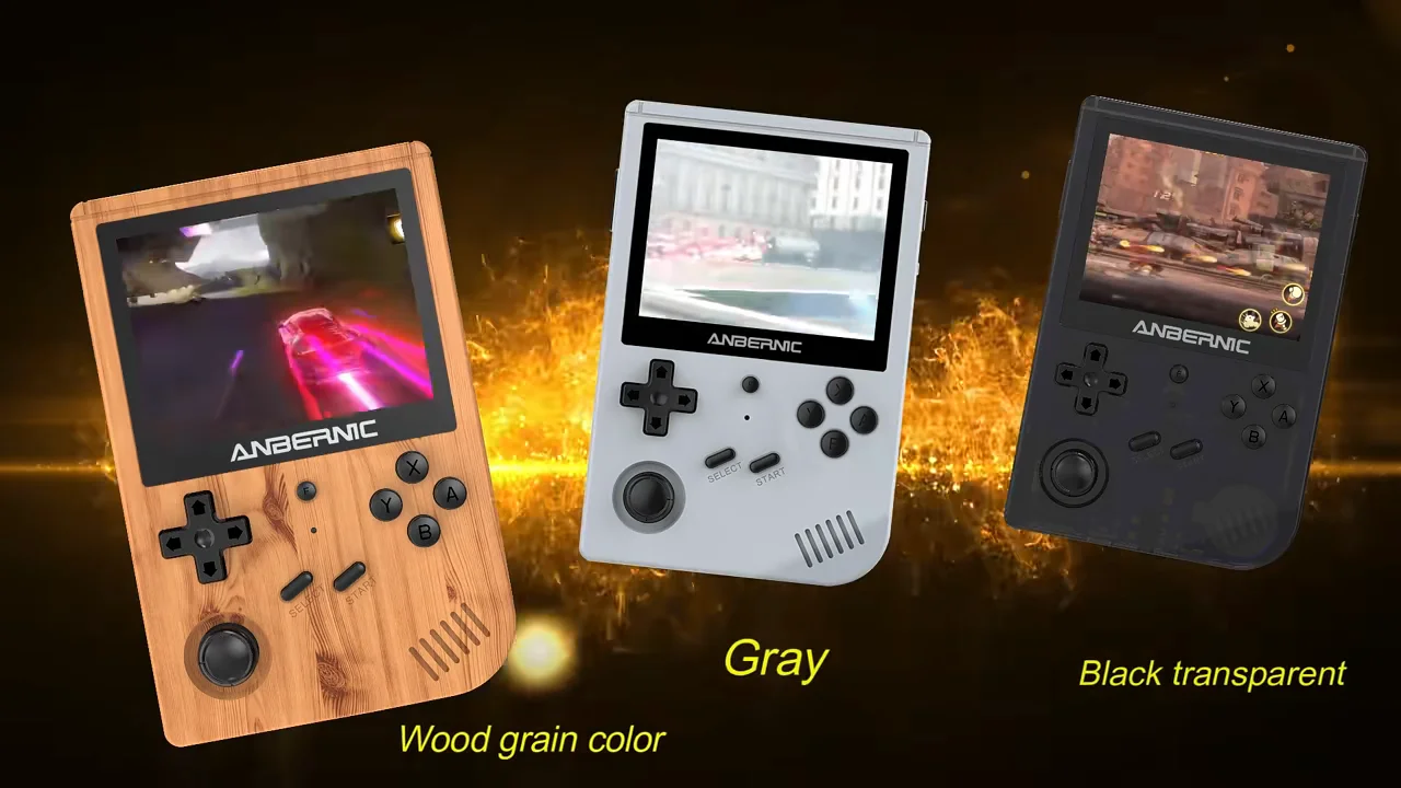 Anbernic Rg351v Retro Handheld Game Console 3.5" Ips Screen Linux System Support Wifi Video