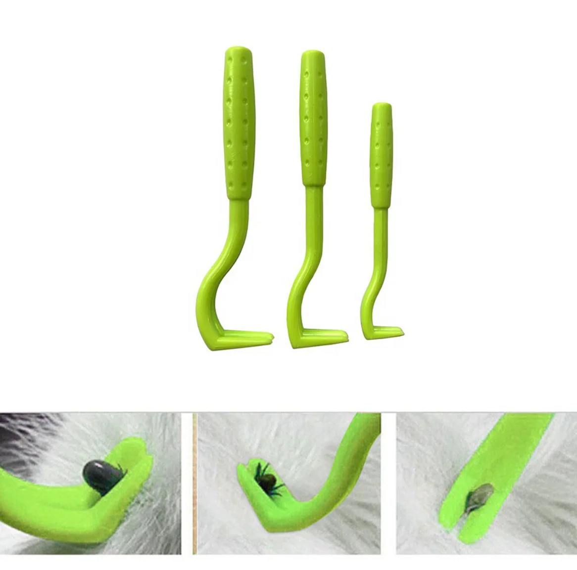Abs Plastic Pet Tick Removal Tool Dog Tick Remover For Dogs And Cats
