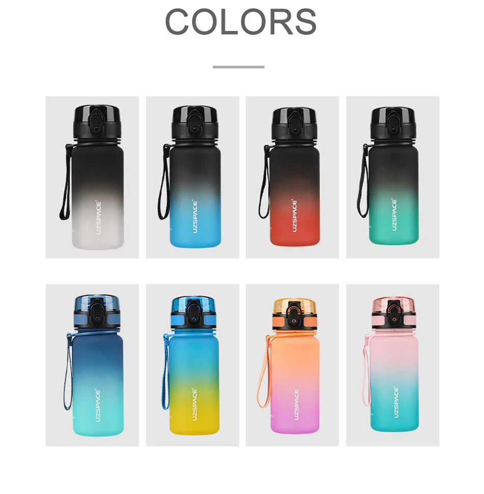 Uzspace New Fashion Motivational Gradient Colors Multicolour Bpa Free ...