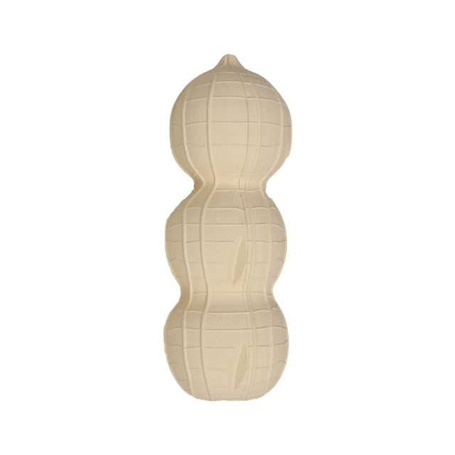 Natural Rubber Dog Peanut Butter Toy  - Treat Dispenser - Durable & Interactive - Fun to Chew, Chase and Fetch - for Medium Dogs